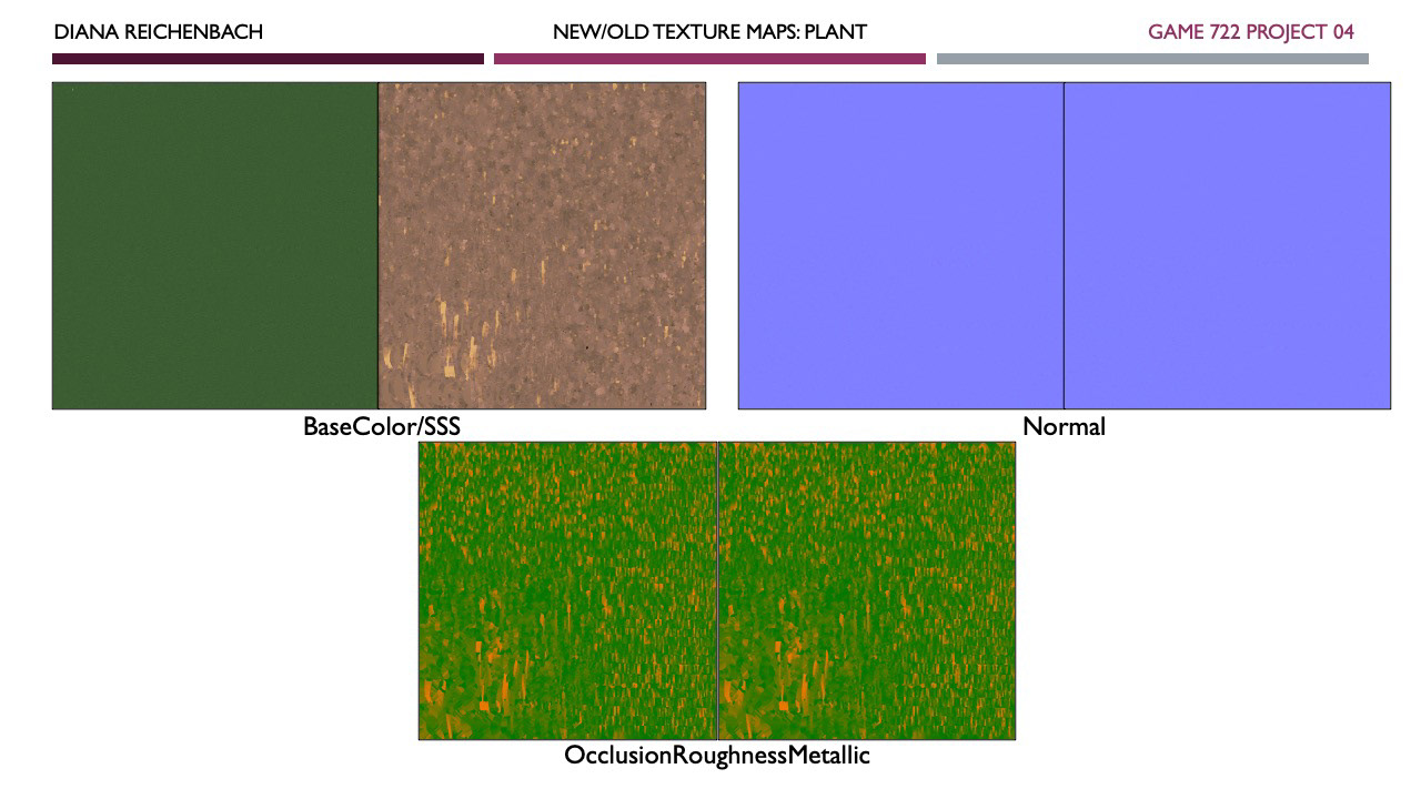 New/Old Texture Maps: Plant v02