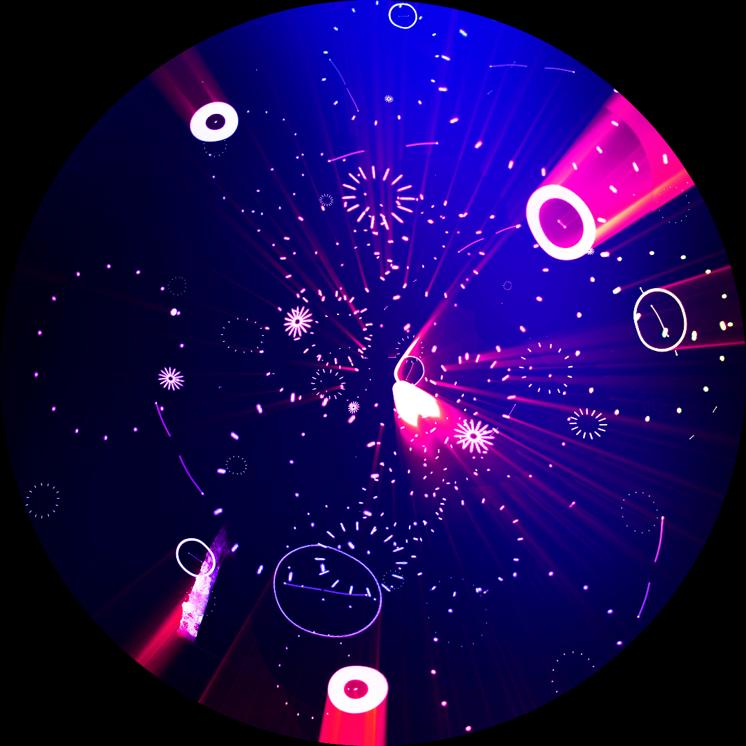 The graphic elements in the filmwere extruded into real world space uisng the pixelstick.