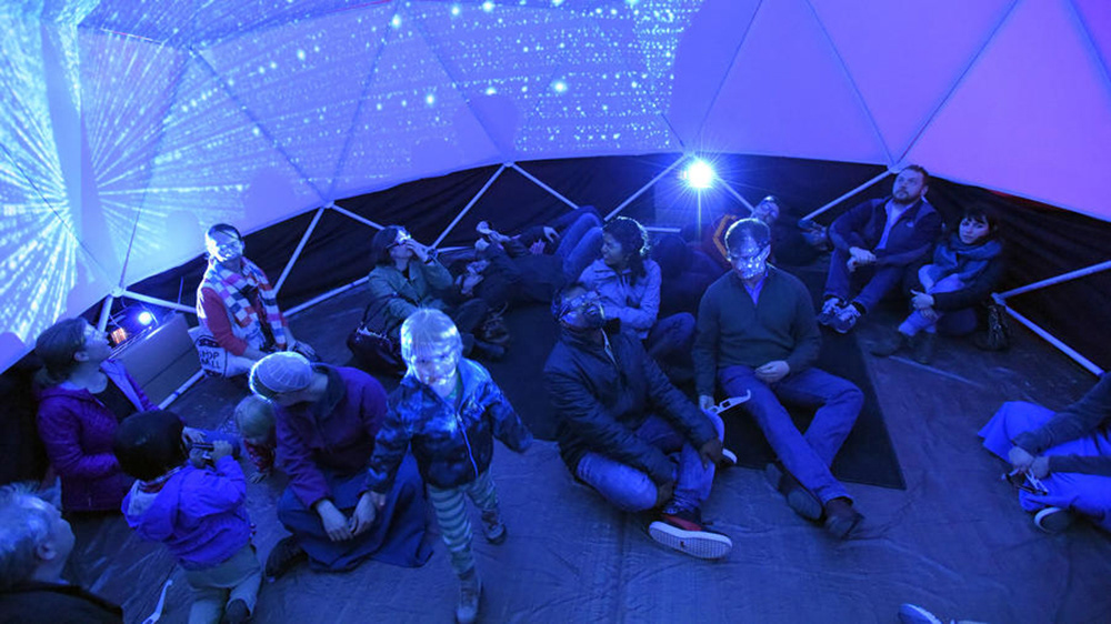 Inside the dome. (Photo: Lloyd Fox, Baltimore Sun)