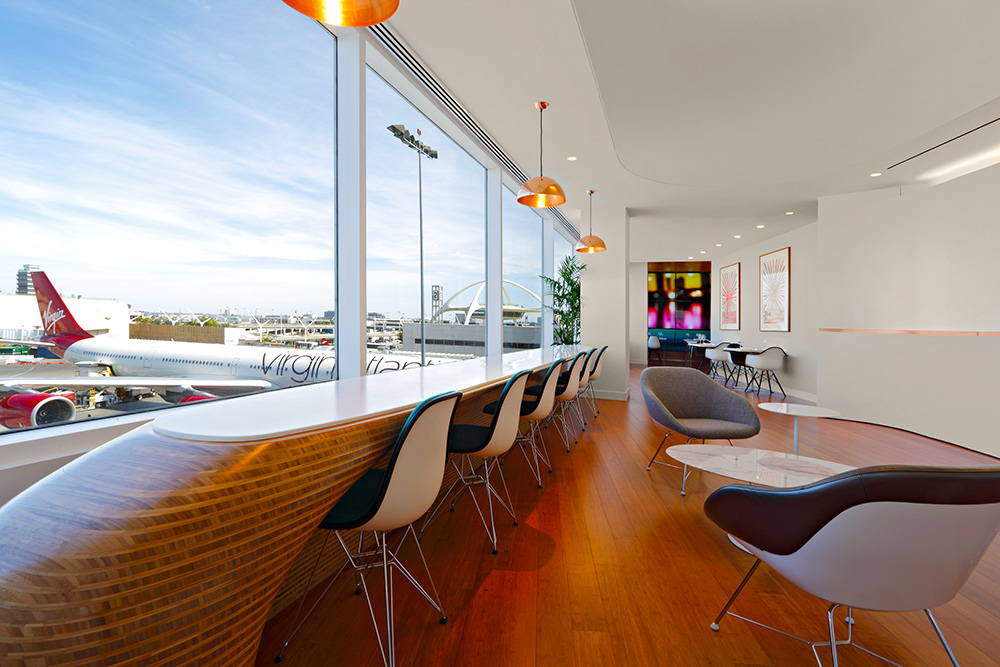 The artwork and boarding area for VAA aircrafts (Photo: Tom Sibley)