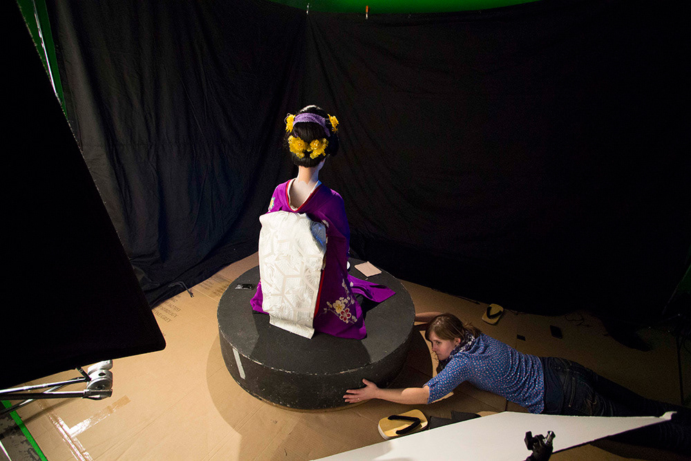 Behind the scenes in-house shoot for Bladerunner homage. (Photo: StandardVision)