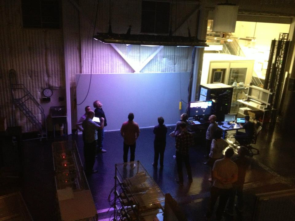 In-house testing of content on the same panels to be used on-site in Beirut.