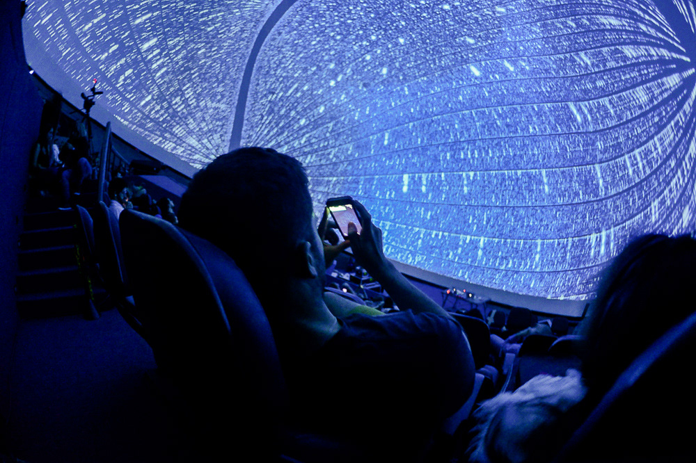 Film screening at Fulldome Brazil in 2015.