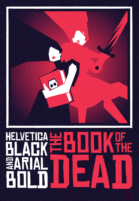 Helvetica Black and Arial Bold