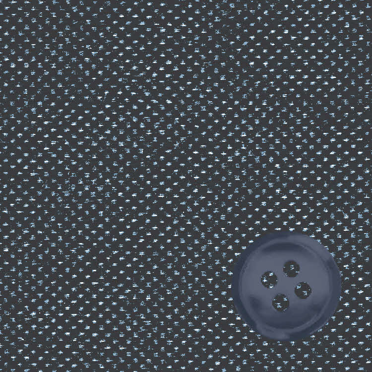 Navy Textured Print Knit Sport Shirt