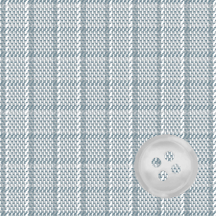 Sage & Sky 2/2 Twill Cotton Cashmere Melange with Stone Shiny Button