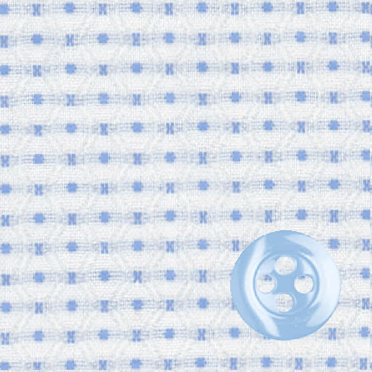 White & Sky Dobby Dress Shirt