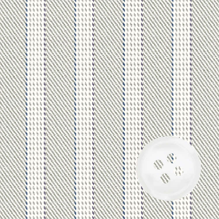 Pearl Melange Stripe Sport Shirt