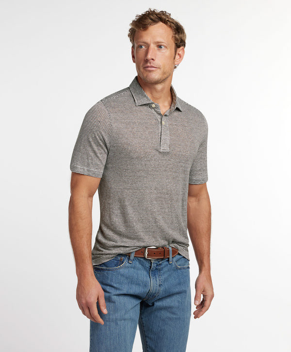 Driftwood Weekender Polo - 100% Linen