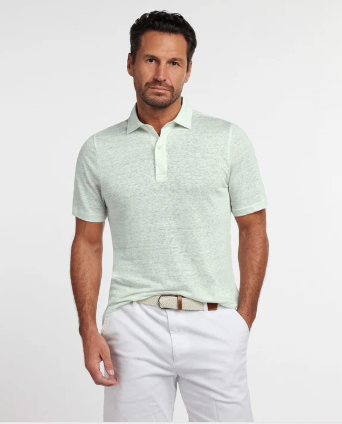 Beachglass Weekender Polo - 100% Linen