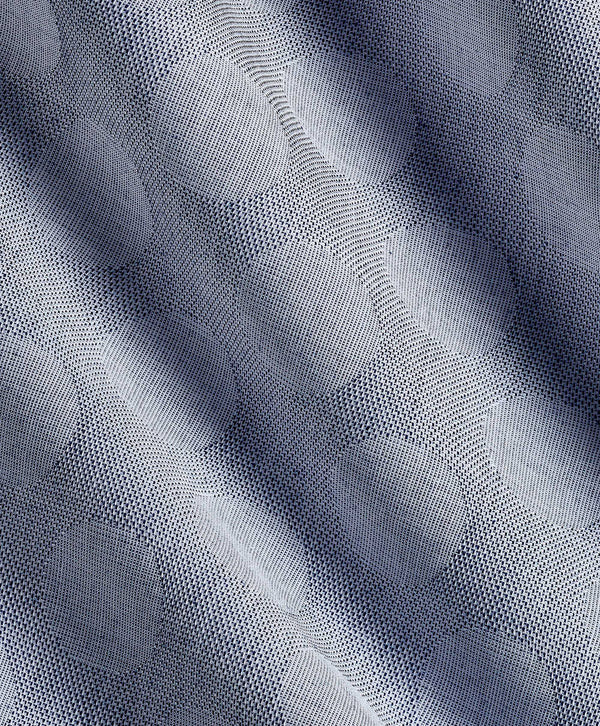 Navy Jacquard Dot Sport Shirt