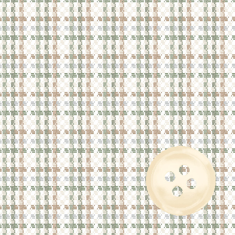 Dune / Multi Oxford Cotton Cashmere Melange with Champagne Shiny Button