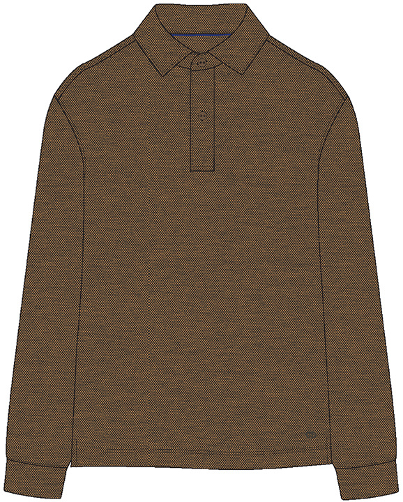 Umber Pierce Polo - 100% Cotton