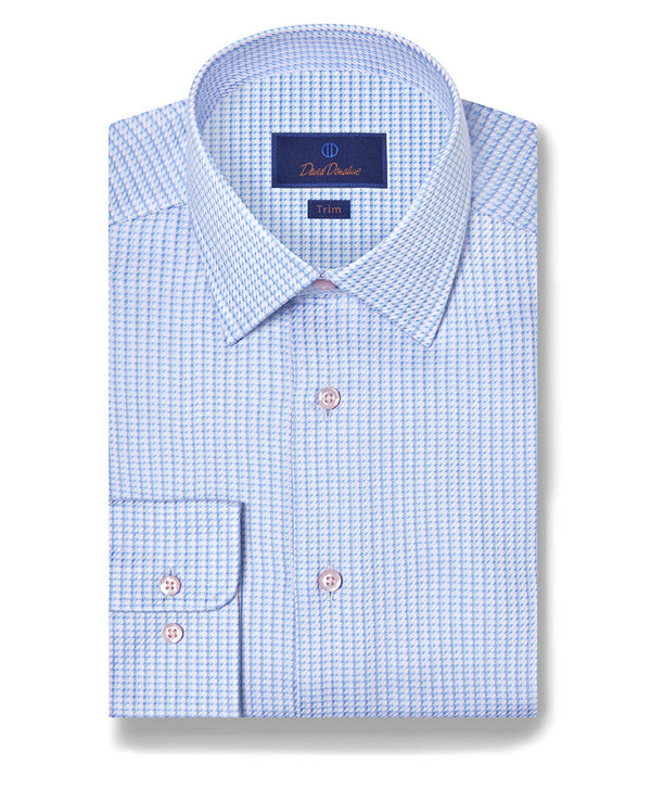 Lilac Textured Twill Dress Shirt