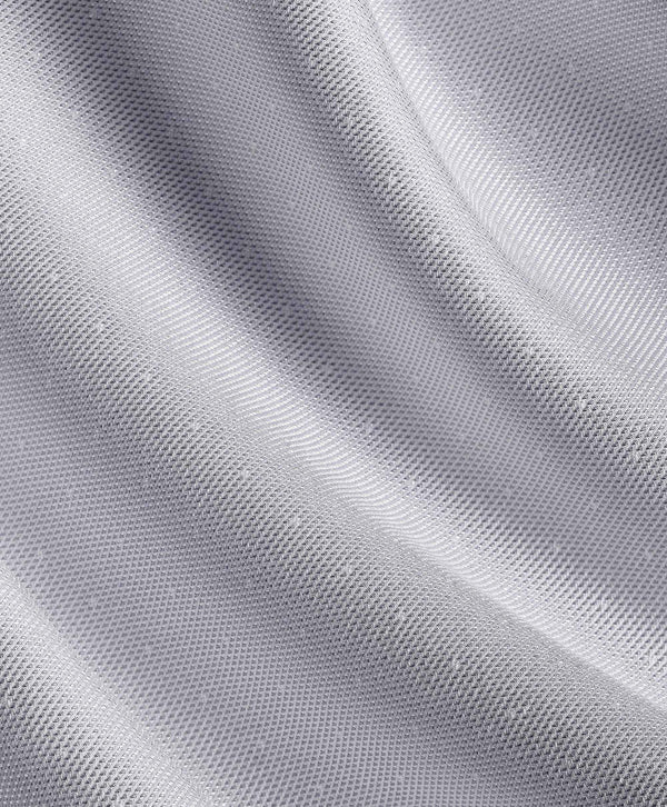 Pearl Silk Blend Twill Micro Dot Dress Shirt
