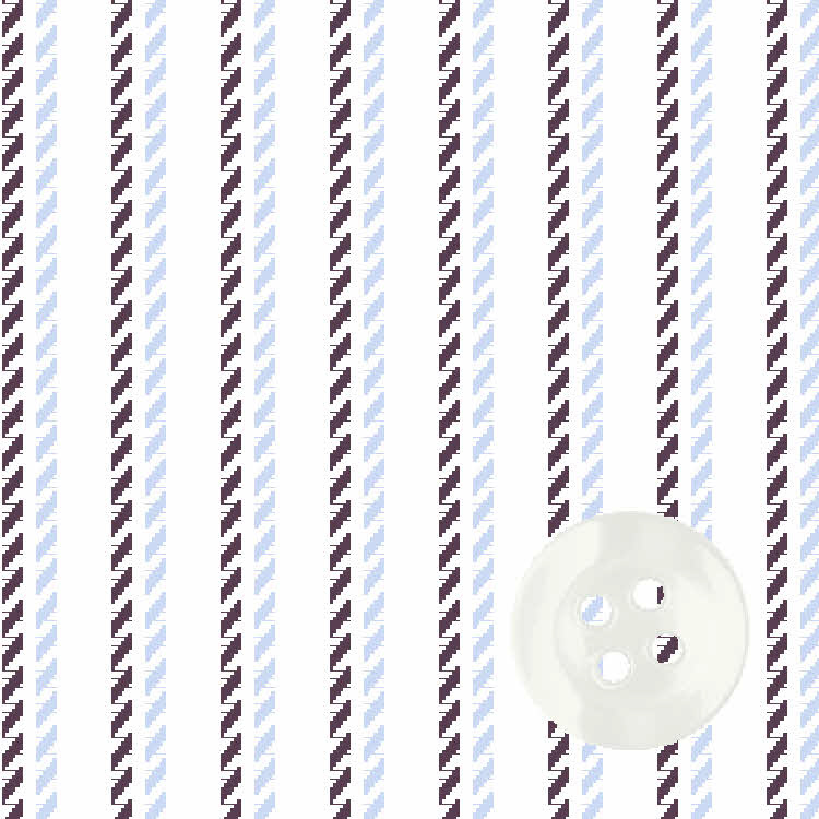 White & Merlot Cashmere Blend Twill Stripe Dress Shirt