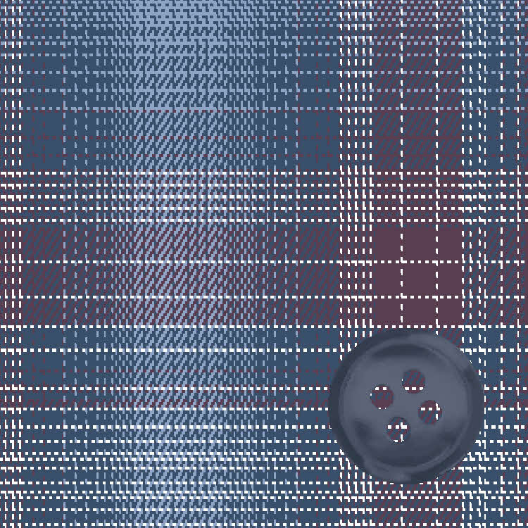 Navy & Merlot Plaid Sport Shirt