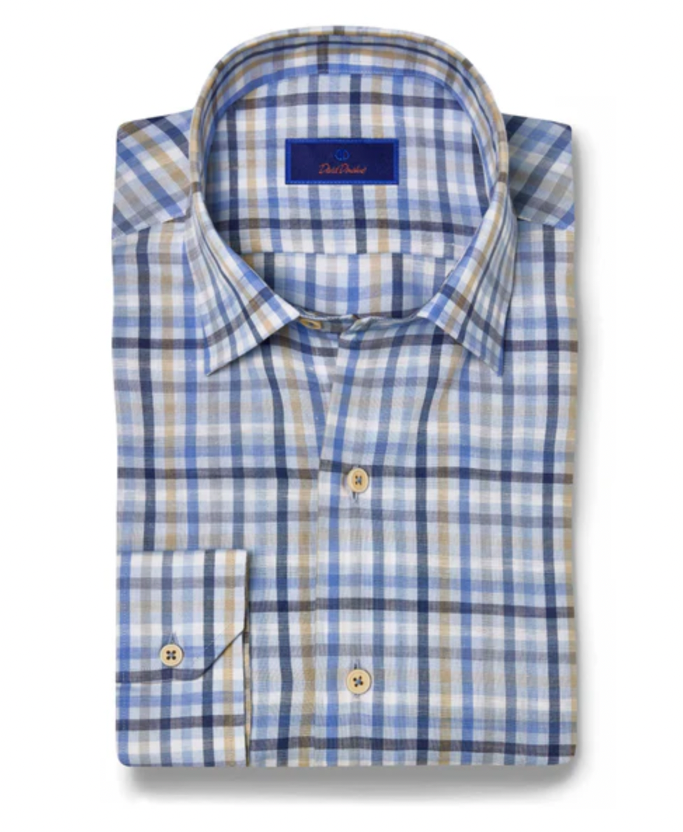 Blue & Grass Twill Check Shirt