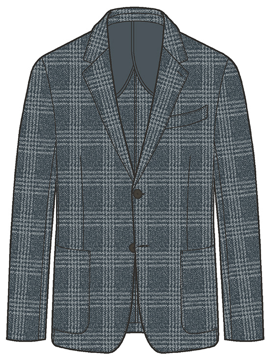 Jackson Softcoat - Knit Plaid