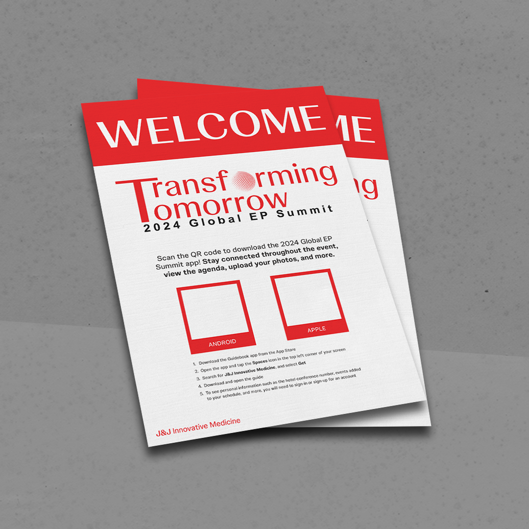 Welcome flyers