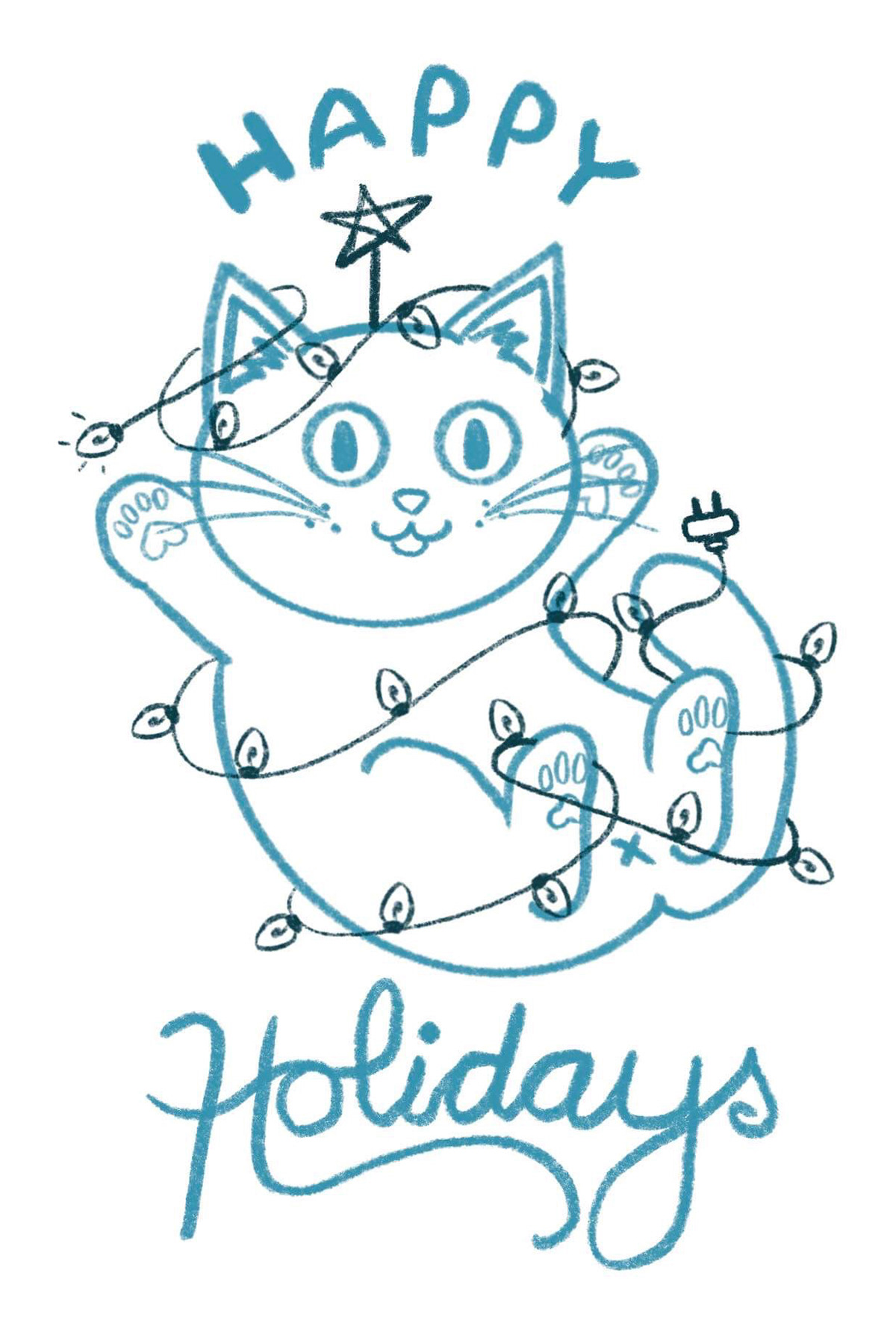 2023 Holiday Card Sketch