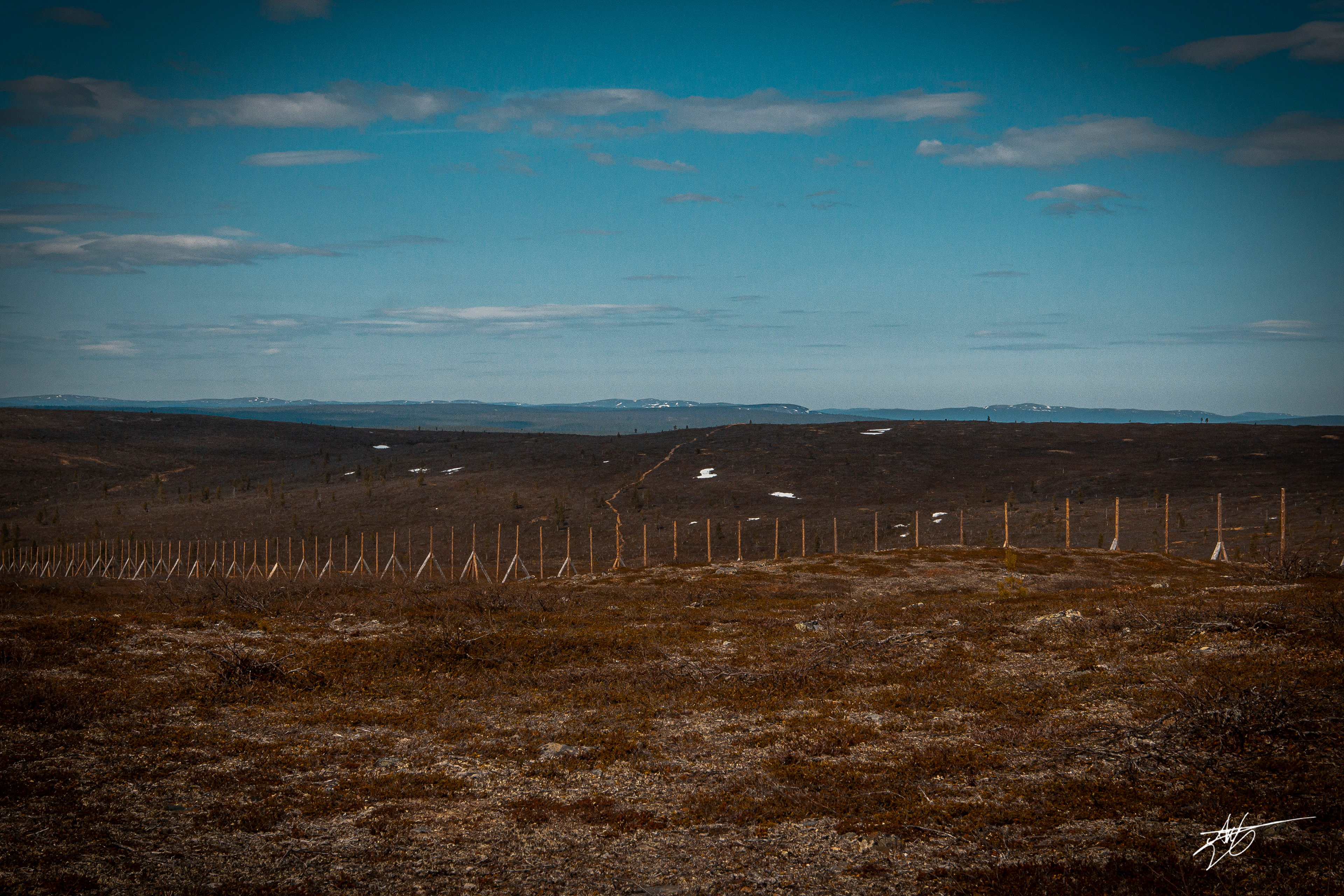Endless hills. Urho Kekkonen national Park.