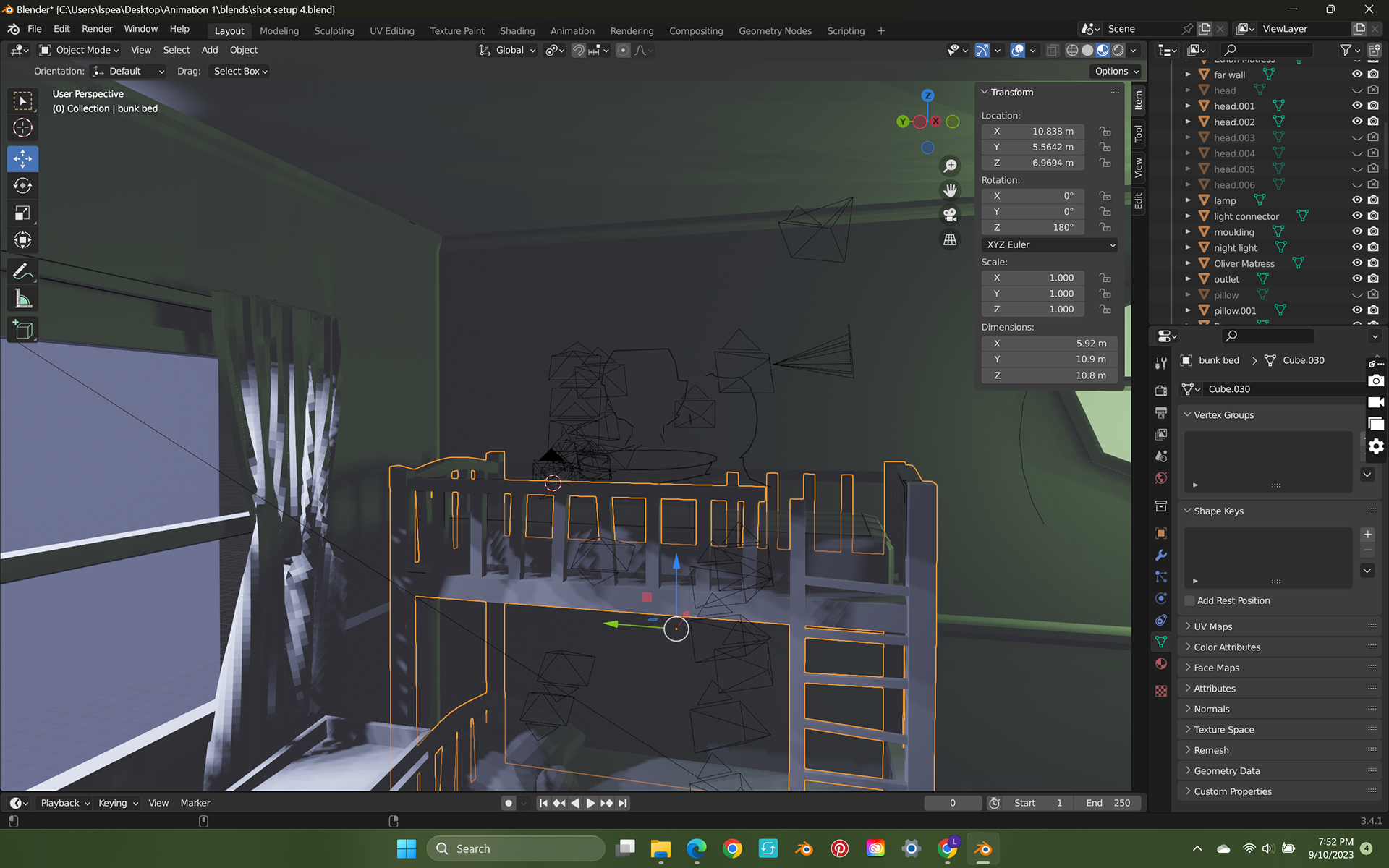 camera setup