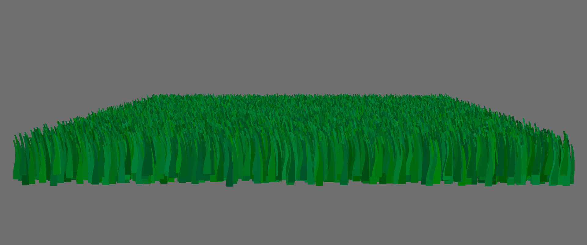 "Cultiva" Interactive Environment Shaded Stylized Grass Model, 2023, Created in Autodesk Maya
