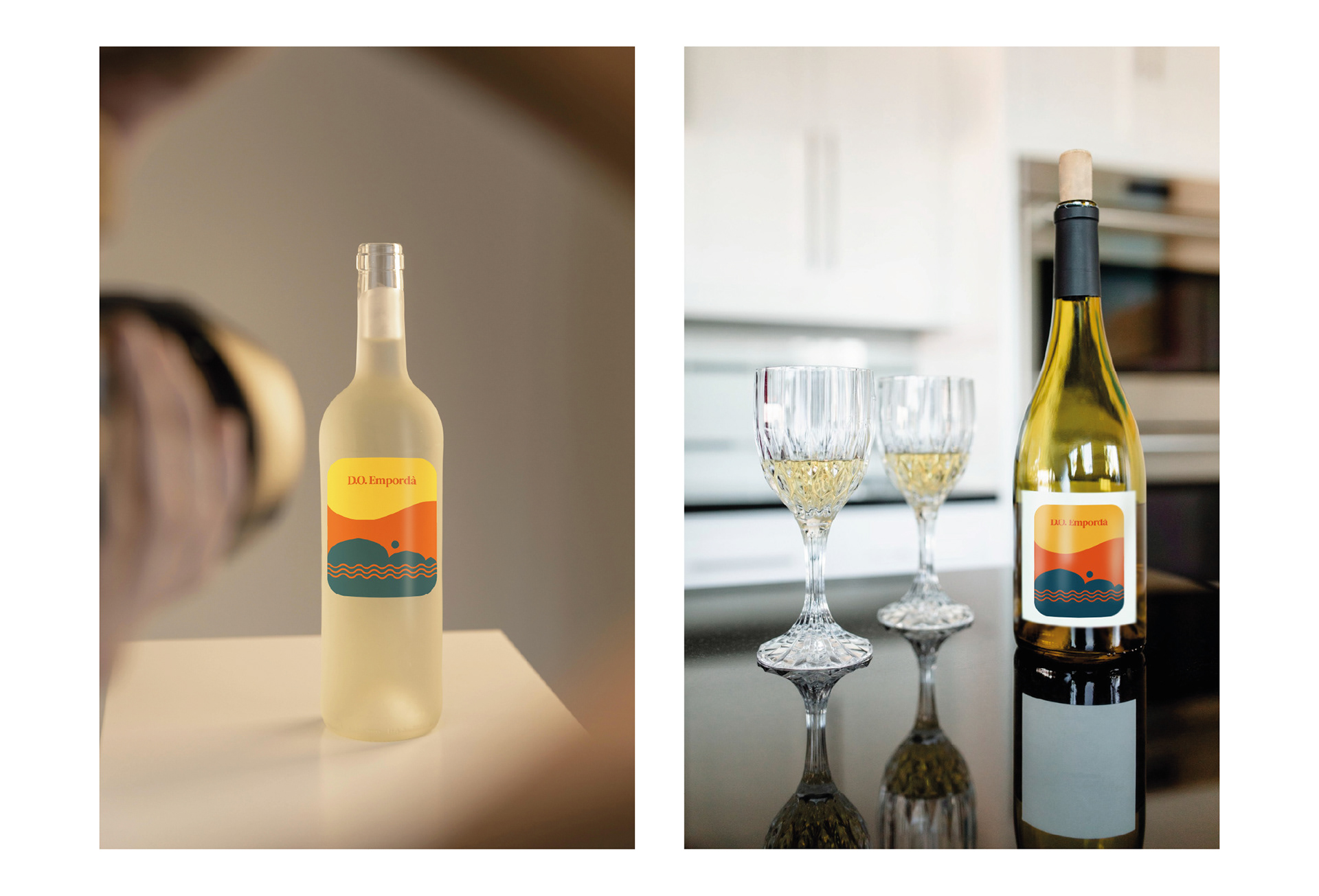 Diseño etiquetas vino D.O. Empordà