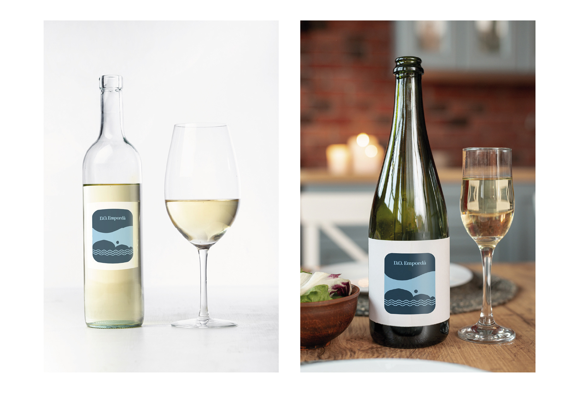 Diseño etiquetas vino D.O. Empordà