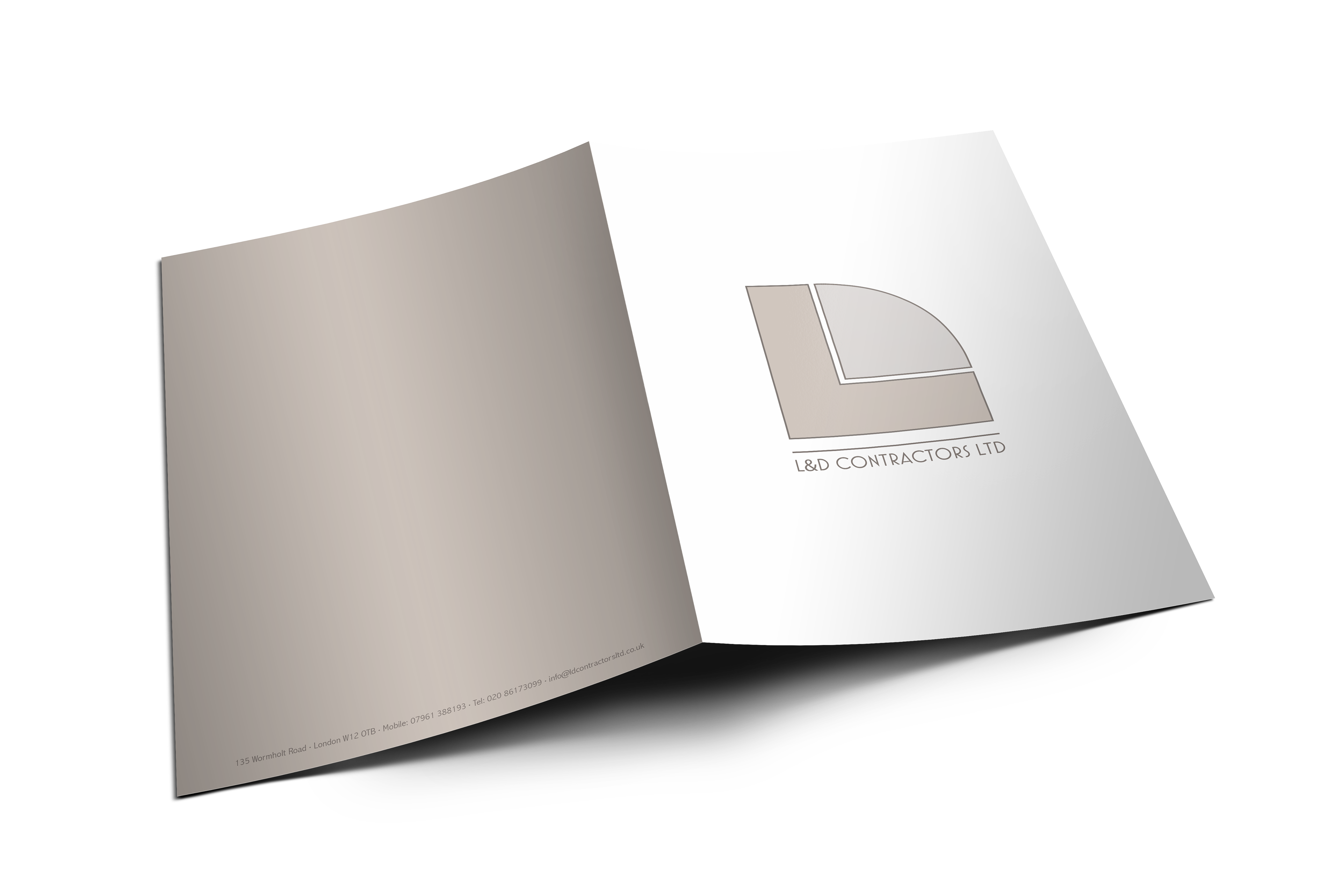 Identidad corporativa para LD Contractors