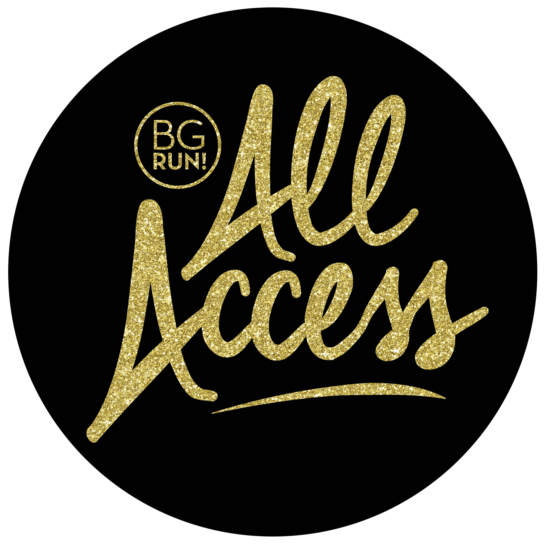 All Access logo for Black Girls RUN! to promote VIP membership status
