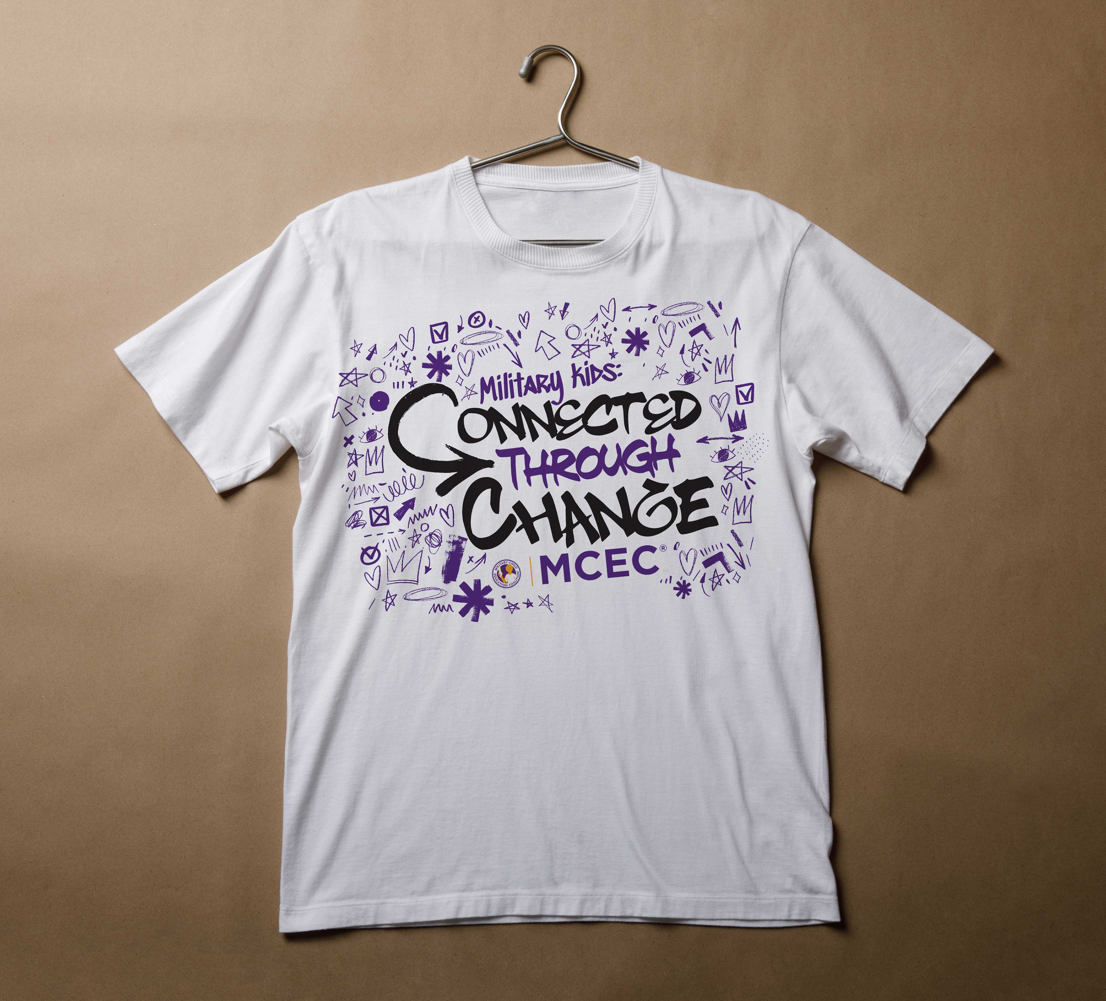 T-shirt concepts for the annual Month of the Military Child.