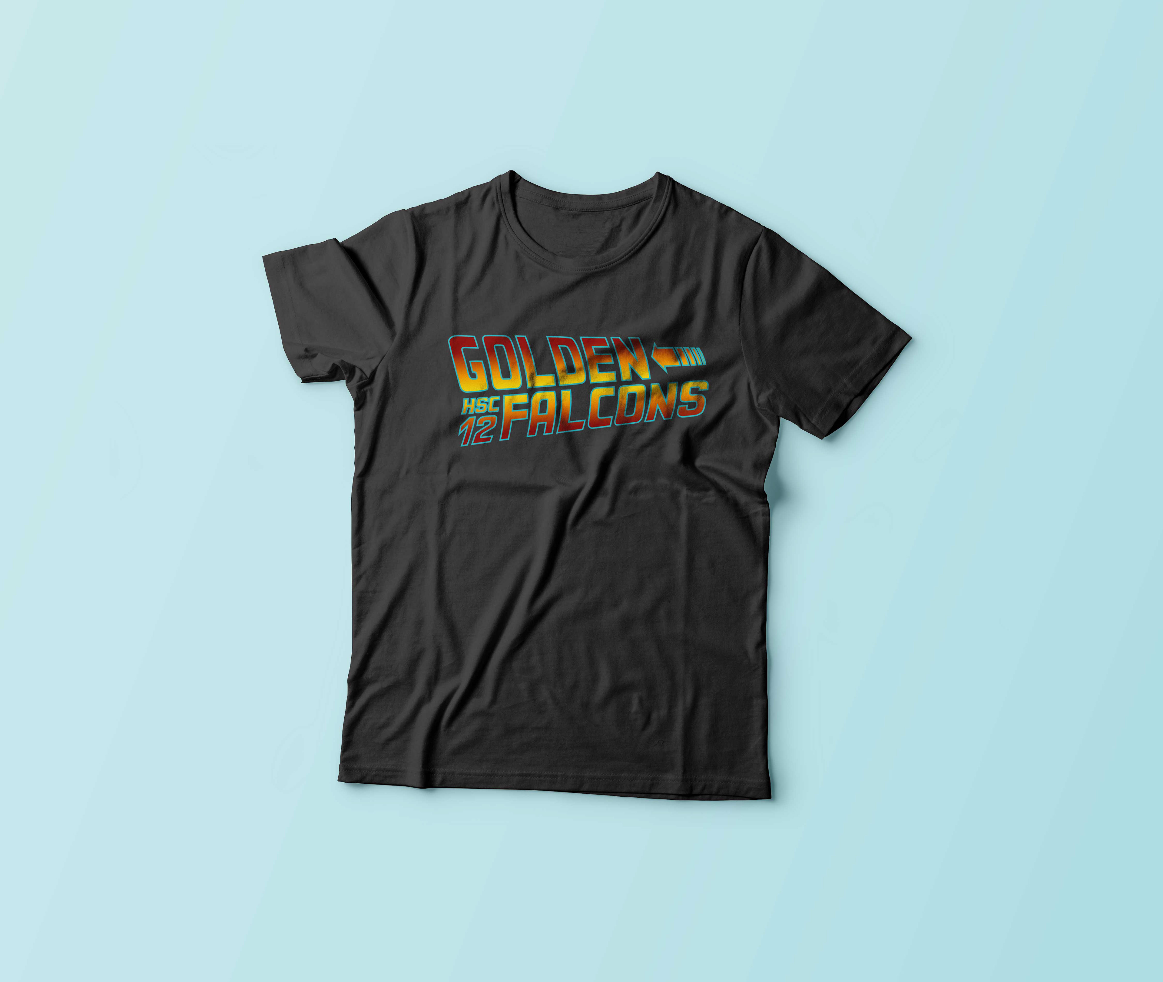 T-shirt concept for the HSC-12 Golden Falcons. Atsugi, Japan