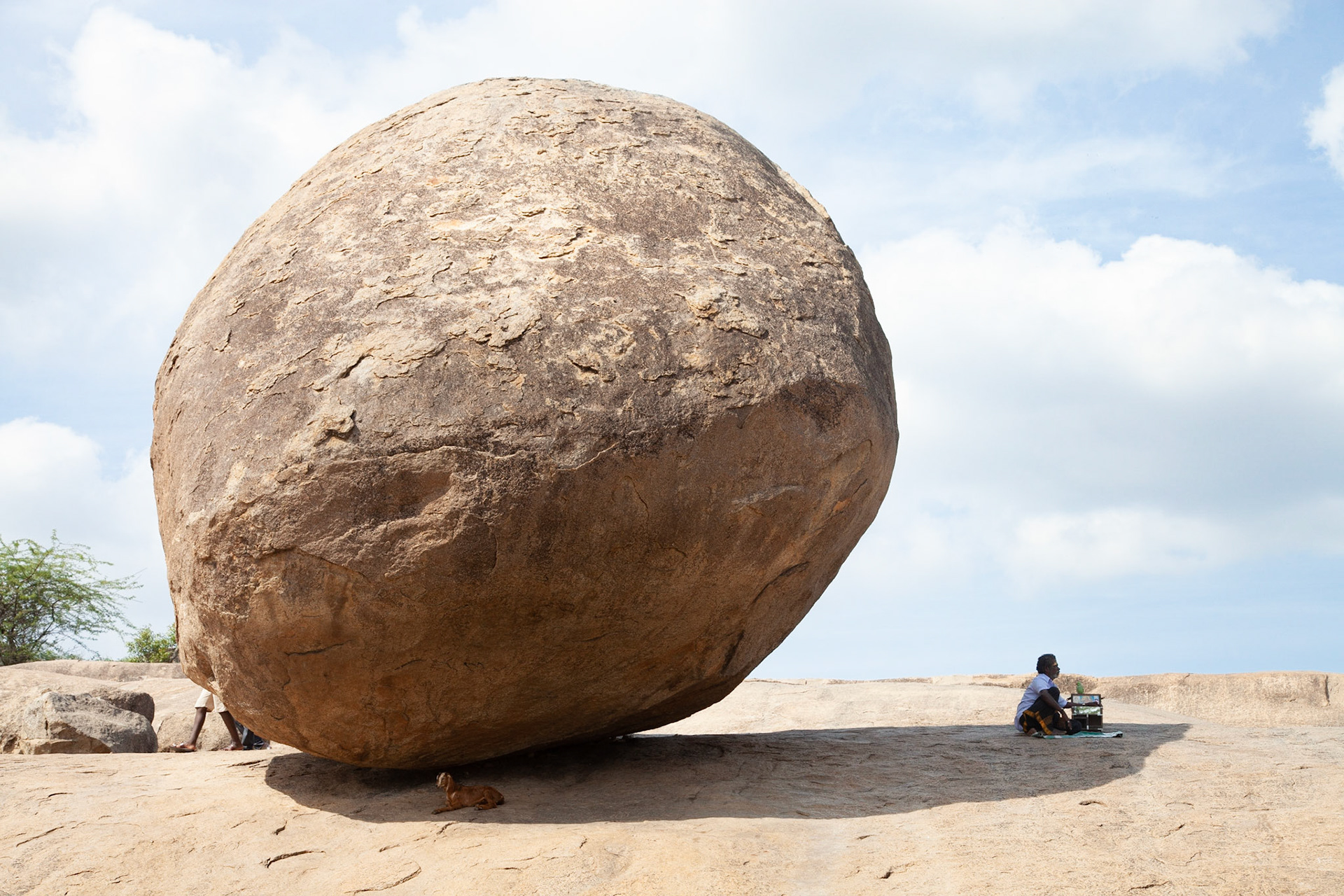 Large boulder