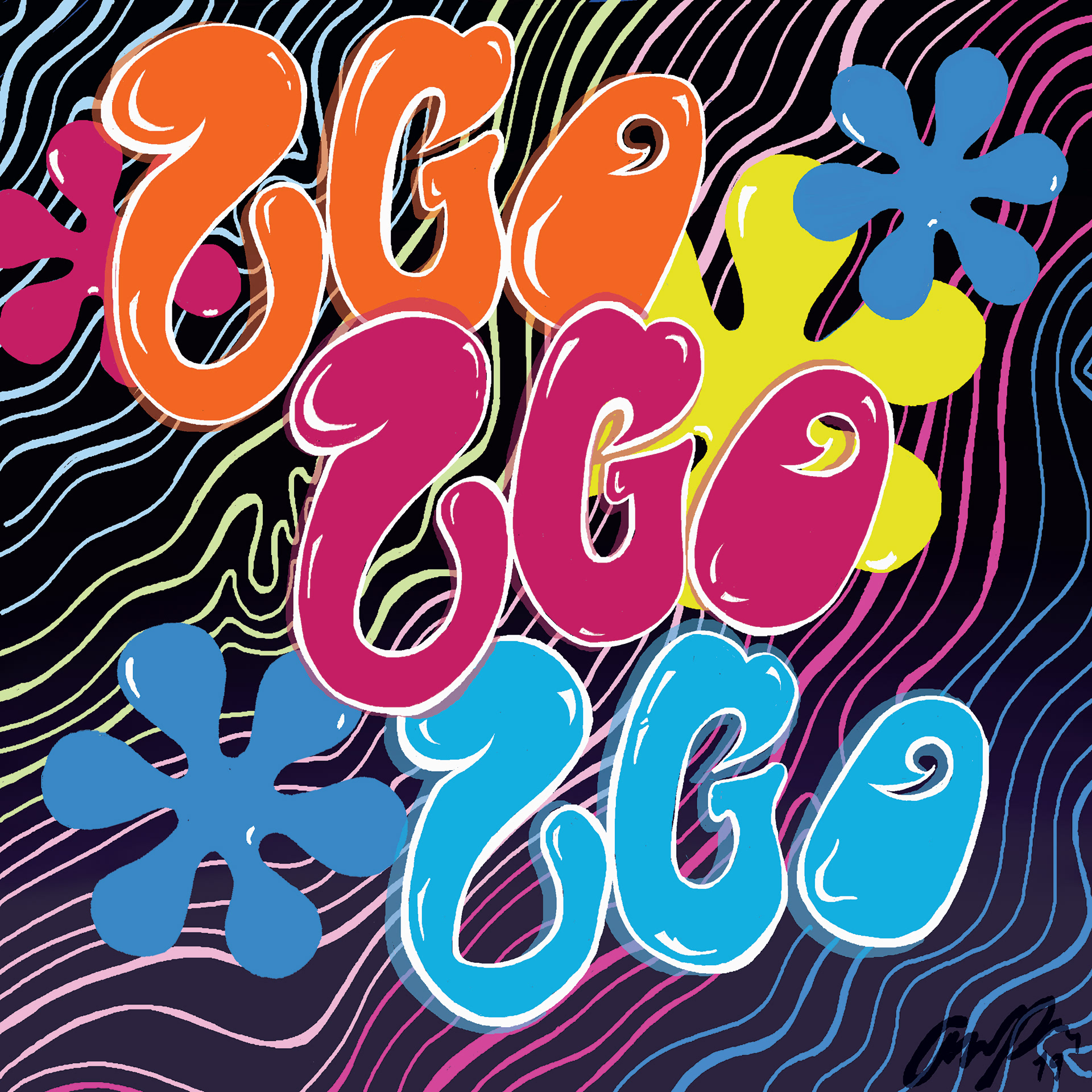 Logo design for my artist identity.