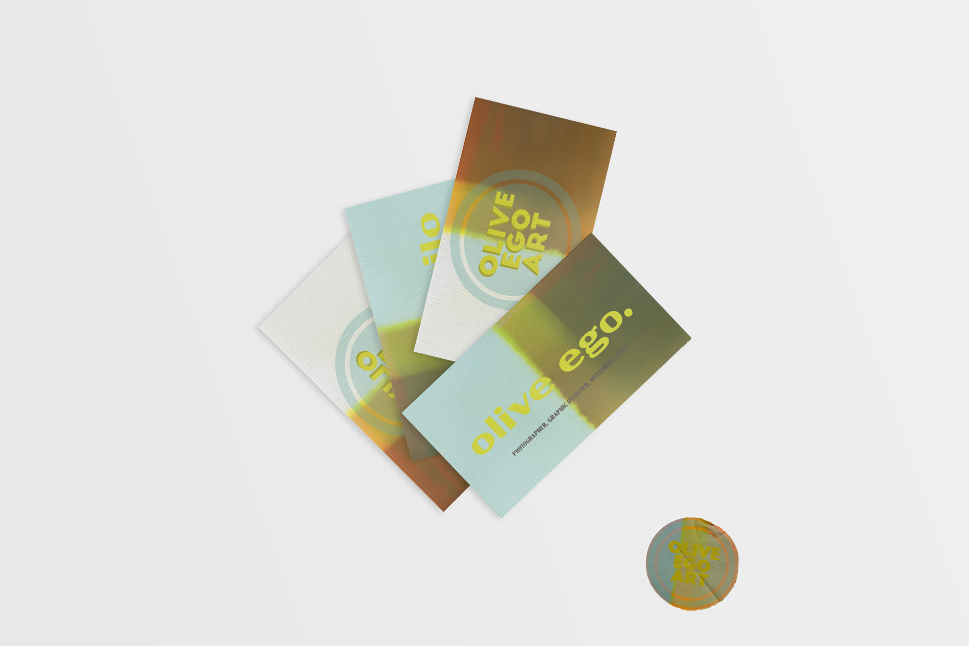 Business card mockup using design for my photography.