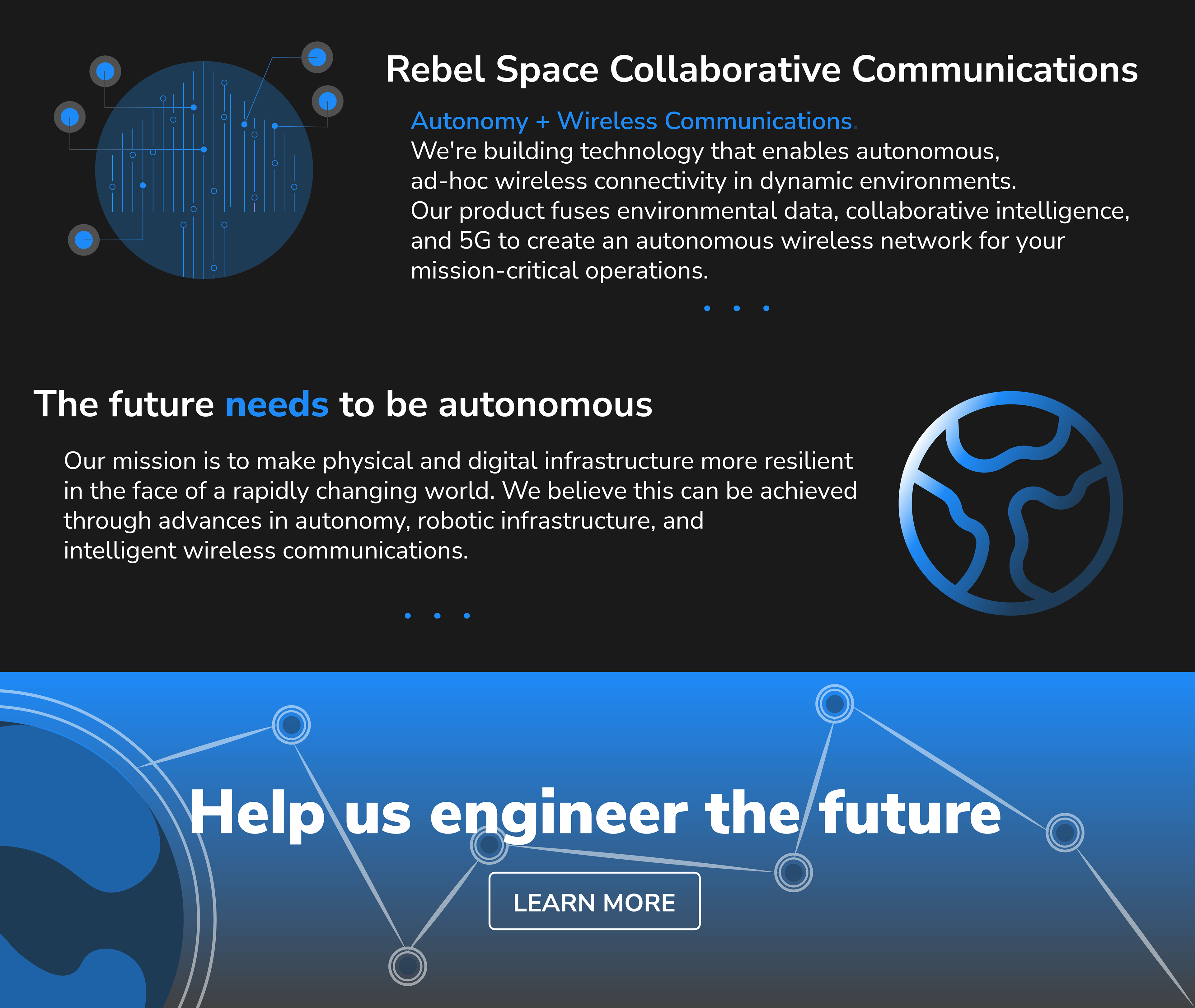 Web mock-up; second design pt.2