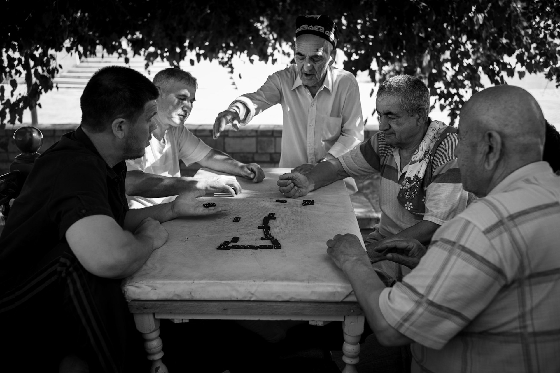 Dominoes, Bukhara, Uzbekistan