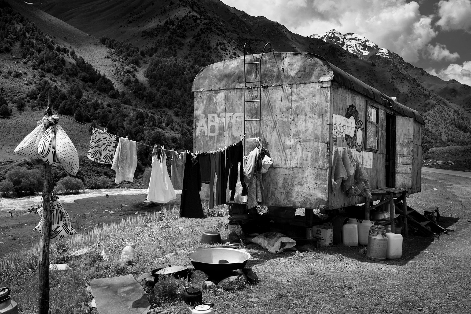 Wagon-Yurt,  Talas Region, Kyrgyzstan