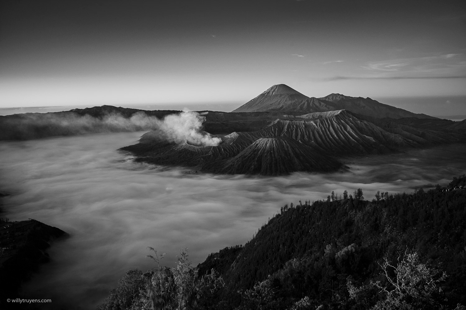 Sunrise over the Bromo Volcano, Java