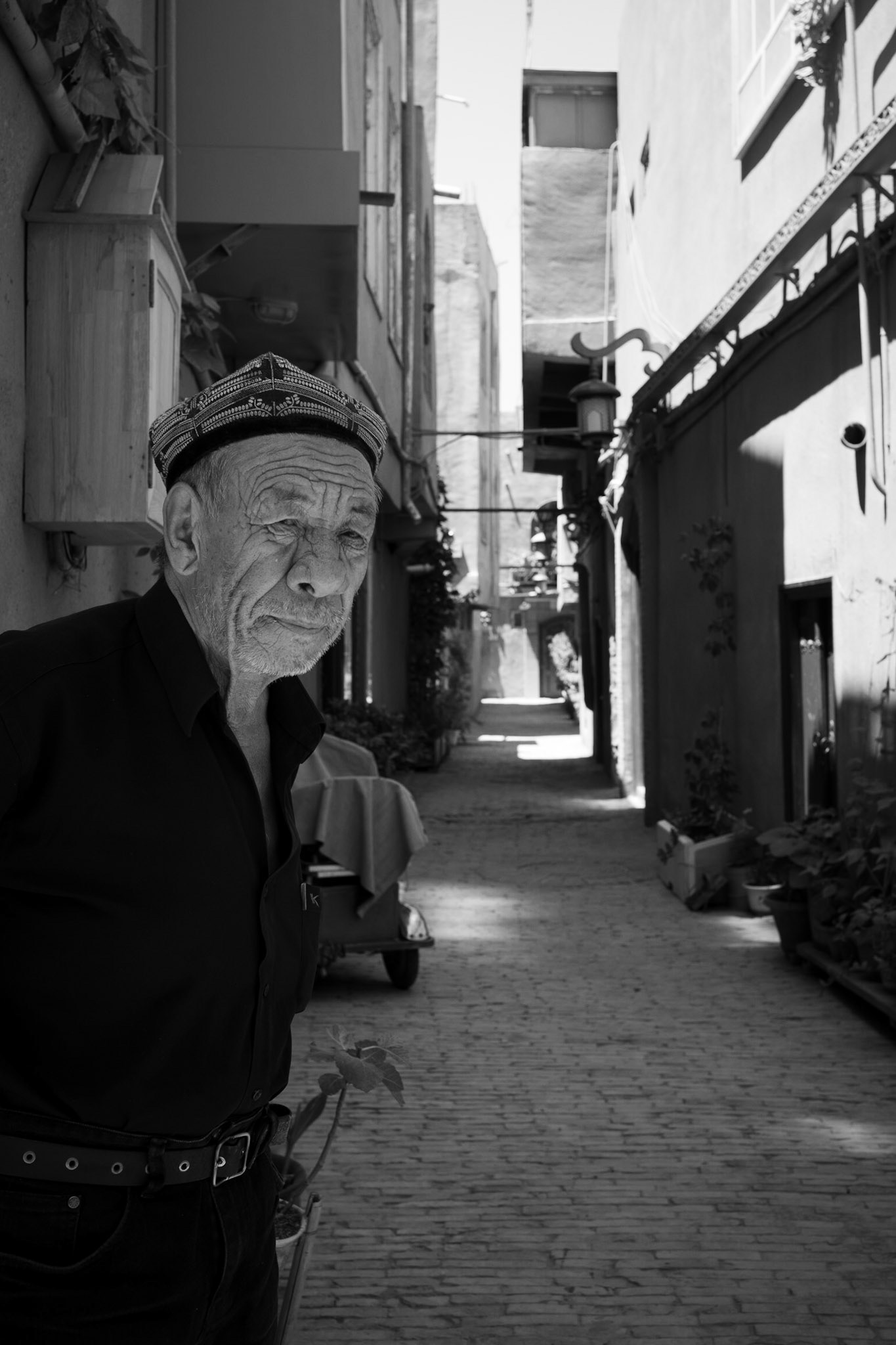 Friendly Uyghur man, Kashgar, China