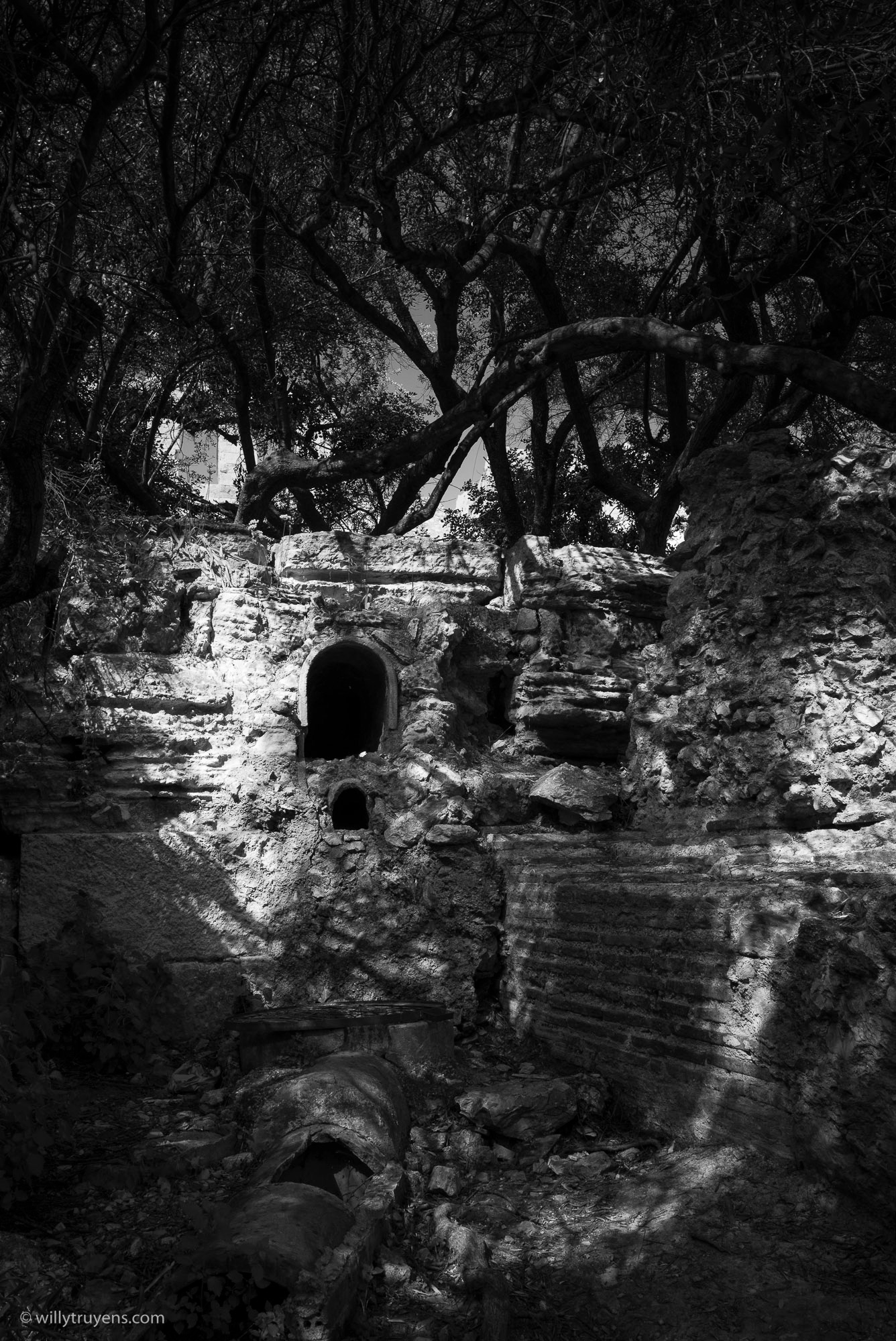 Emperor Herodes' Sewer, Acropolis, Athens
