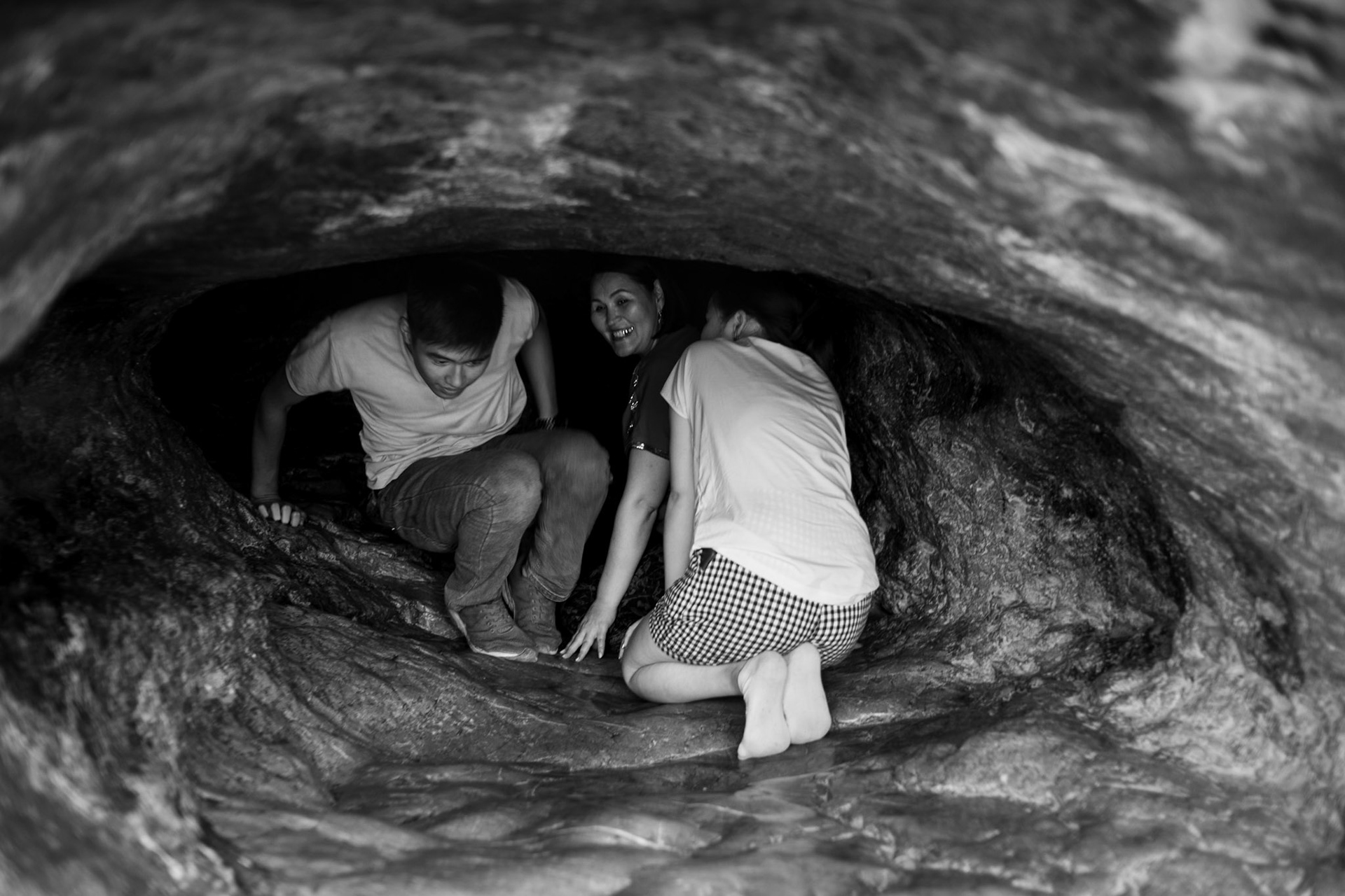 Womb-cave, Sulayman Mountain, Osh, Kyrgyzstan