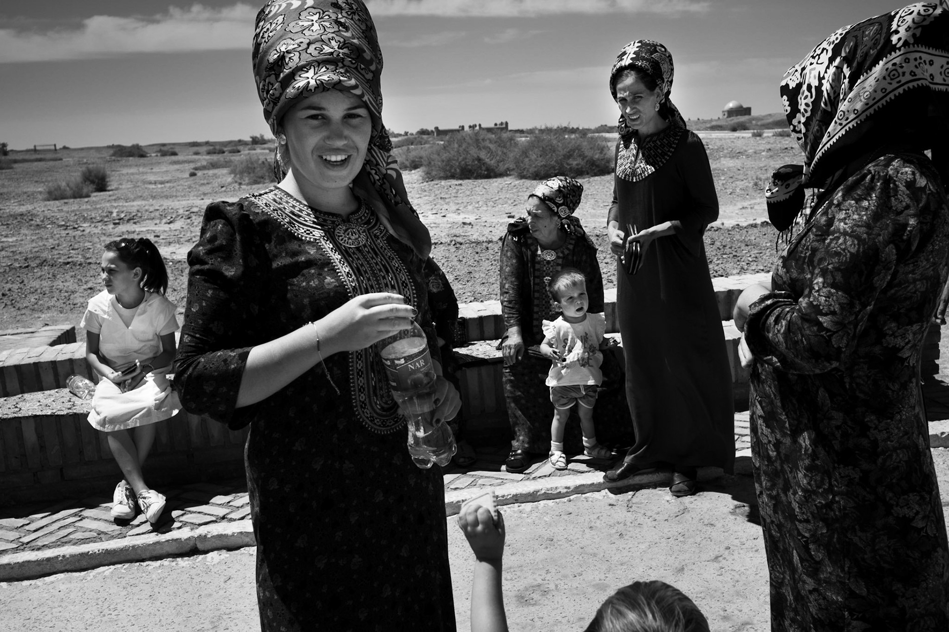 Family day out,  Kunya-Urgench, Turkmenistan