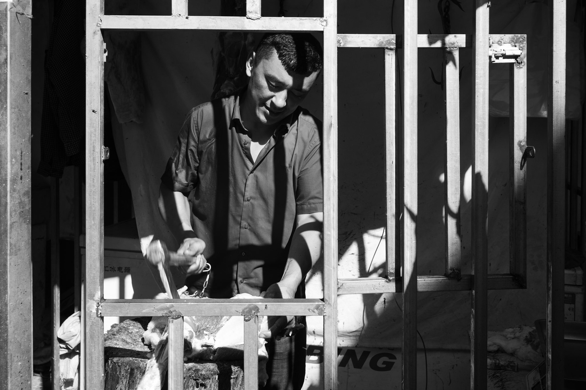 Butcher, Cashgar, China