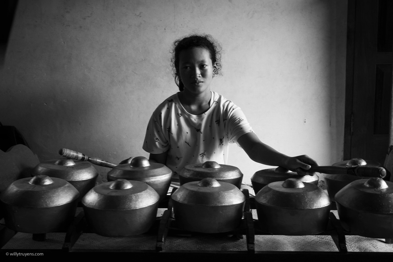 Gamelan apprentice, Candirejo, Java