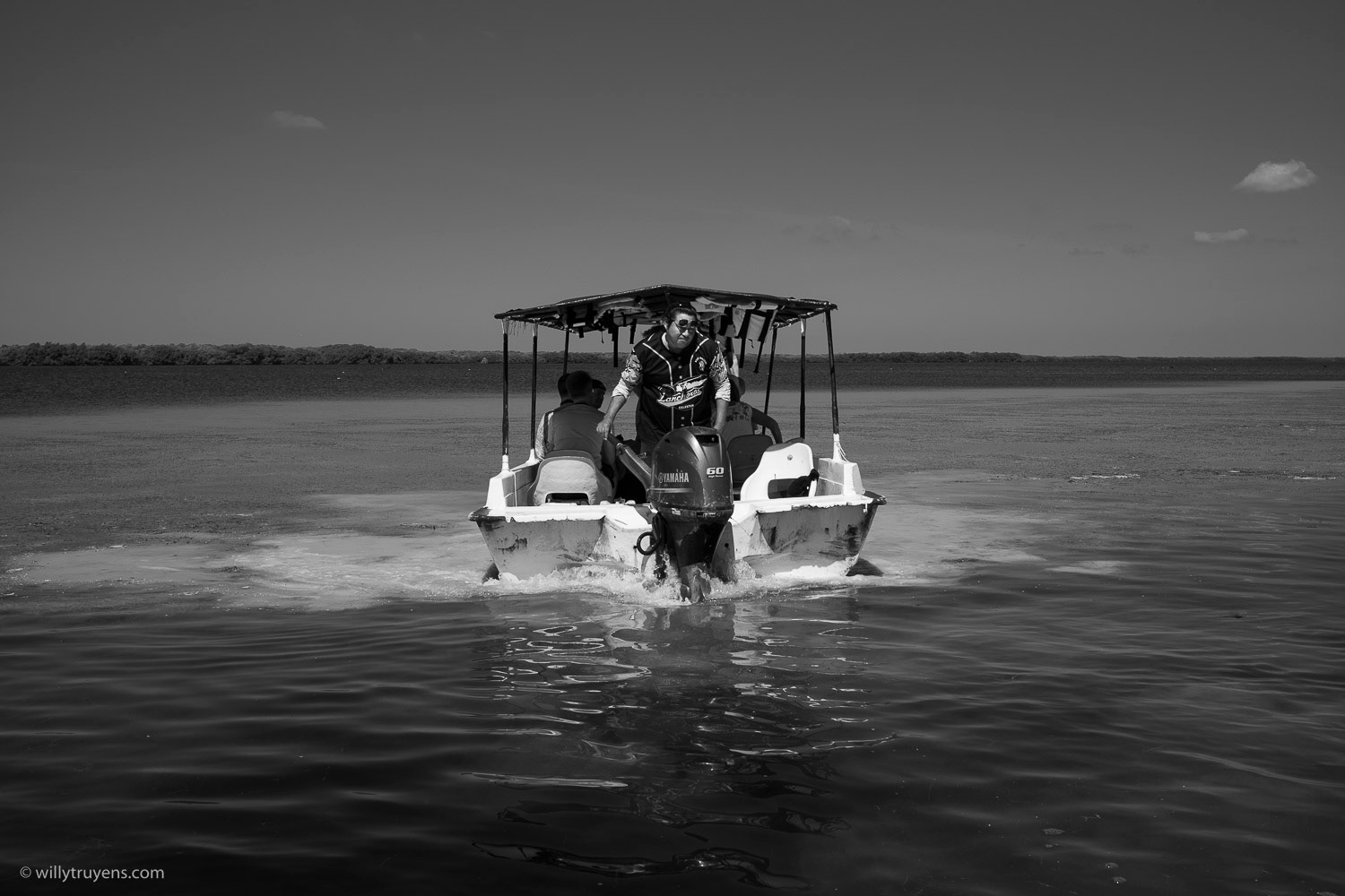 Running Aground at the Laguna de Celestun, Mexico