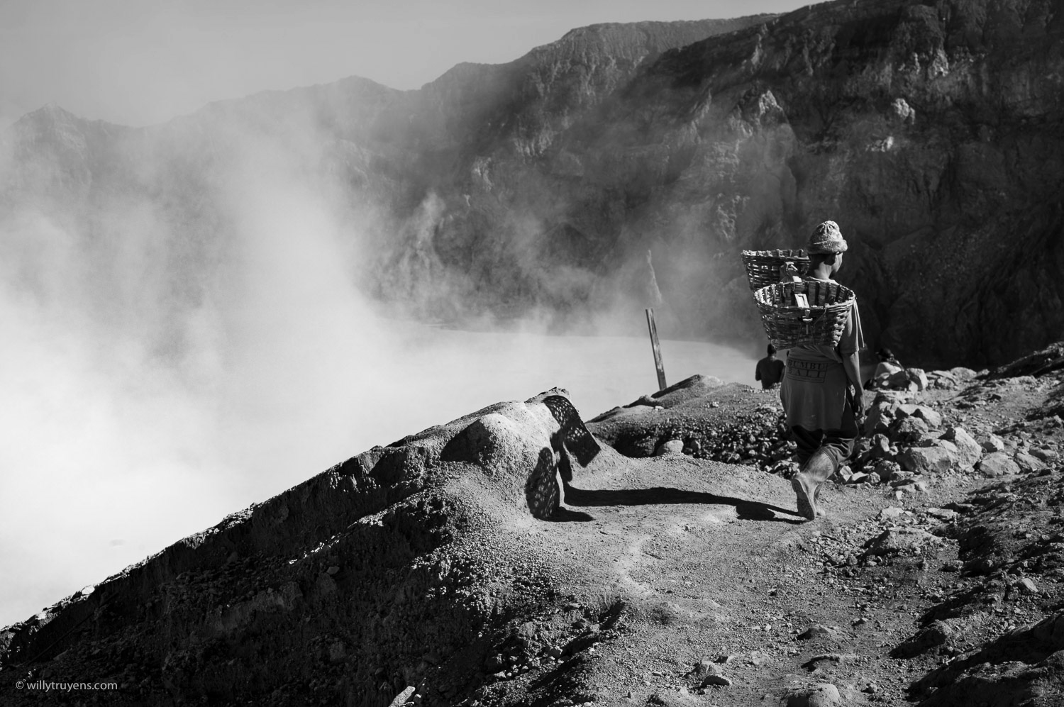 Sulfur Miner, Ijen Volcano, Java