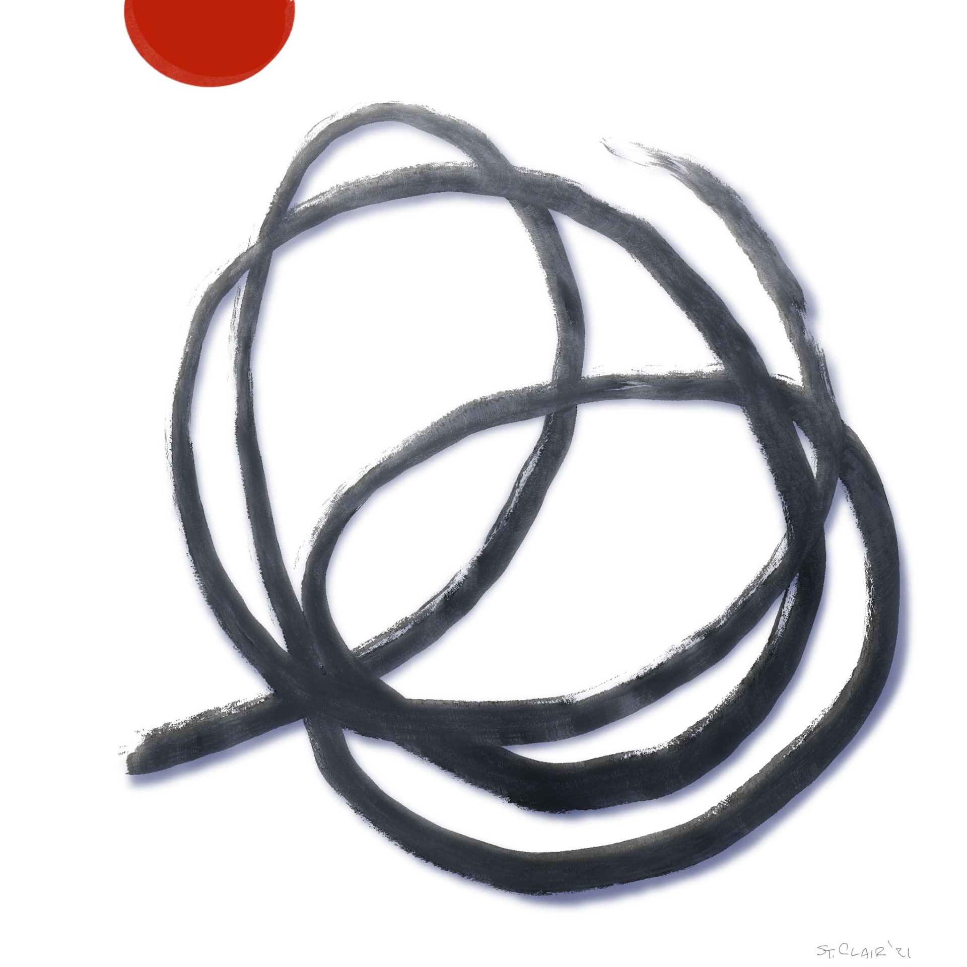 Not Knot with Red Sun